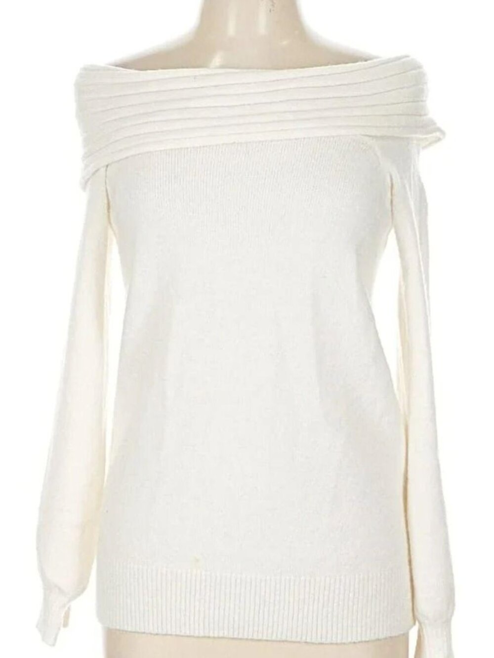 Loft White Sweater Size Small